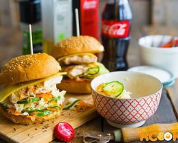 Куриный гамбургер