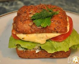 Полезный бургер