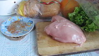 Полезный Чикенбургер с грейпфрутом