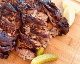 Томленая свинина для бургеров