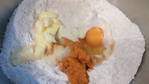 тыквенные булочки для бургеров