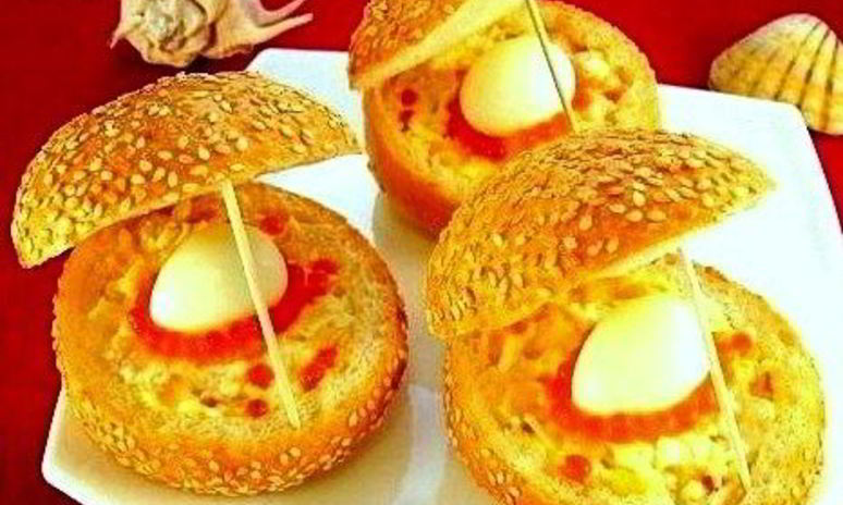 Рецепт бутерброда морская раковина