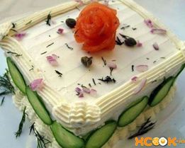 Бутербродный торт