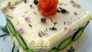 Бутербродный торт