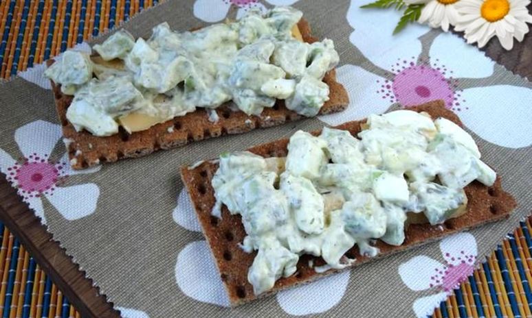 Рецепт бутербродов с хлебцами