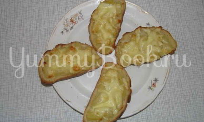 Рецепт бутербродов с сыром и дольками ананаса