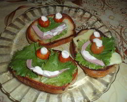 Бутерброды Веселые Мордашки