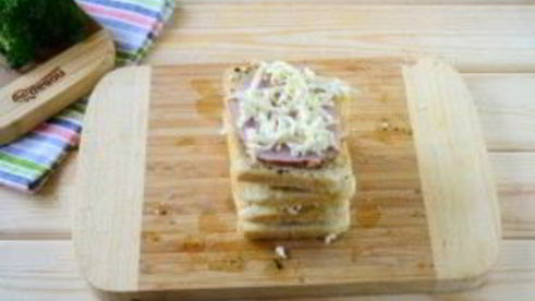 гармошка из бутербродов