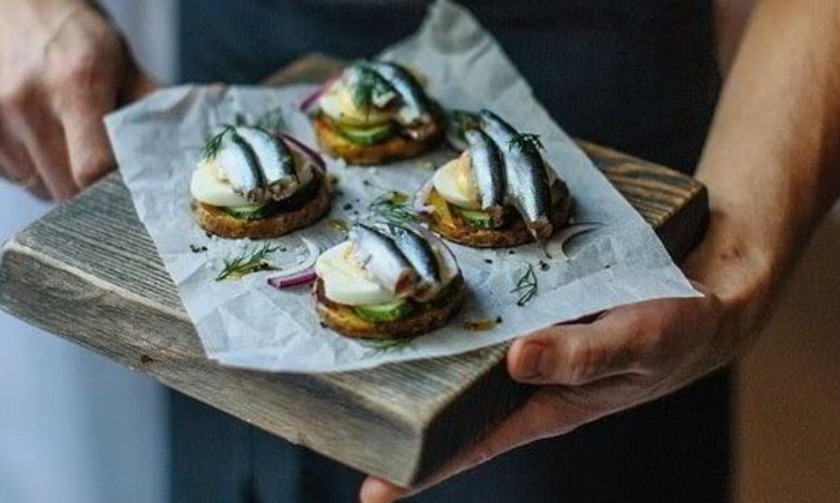 Рецепт клевых бутербродов на печеном картофеле