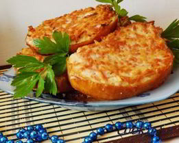 Жареные бутерброды с картошкой