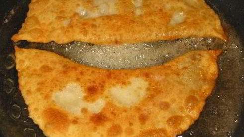 чебуреки на заварном тесте