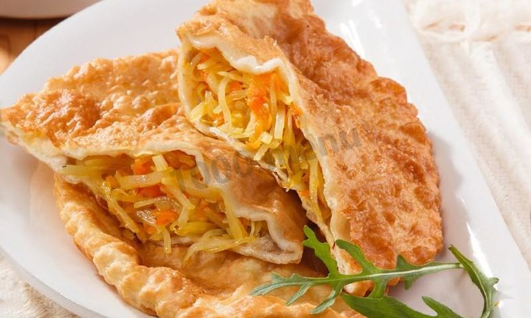 Рецепт чебуреков с капустой