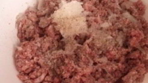 фарш на чебуреки, сочный и вкусный