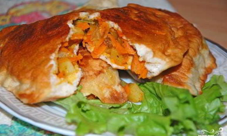 Рецепт вегетарианских чебуреков