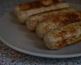 Домашние сосиски куриные