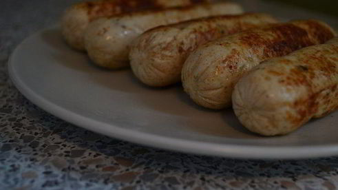 домашние сосиски куриные