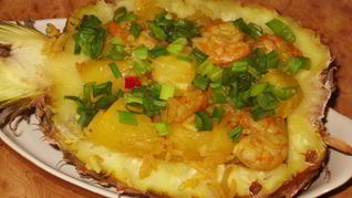 Фаршированный ананас