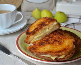 Гренки с сыром