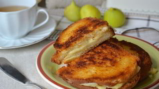 Гренки с сыром