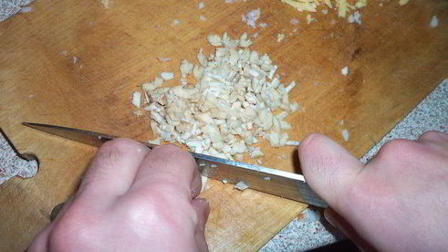 грибная закуска с морской начинкой