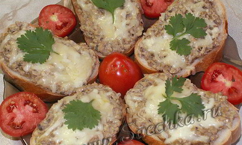 Рецепт грибной закуски