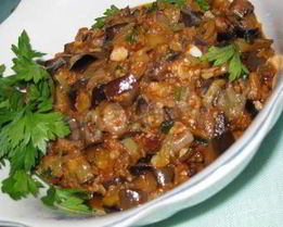 Баклажанная икра по-гречески