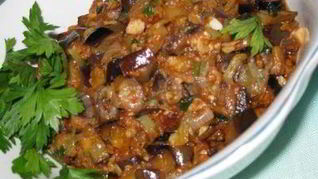 Баклажанная икра по-гречески