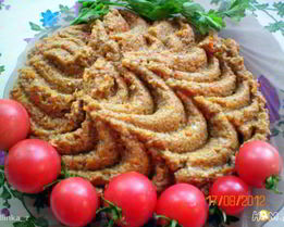 Грибная икра с болгарским перцем