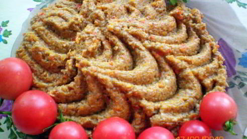 грибная икра с болгарским перцем