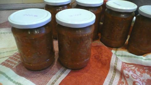 икра из кабачков и баклажанов на зиму