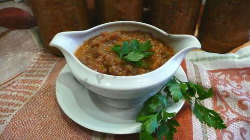 икра из кабачков и баклажанов на зиму