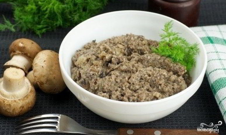 Рецепт икры из соленых груздей