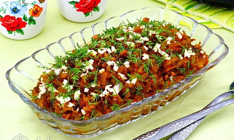 Рецепт икры из соленых огурцов