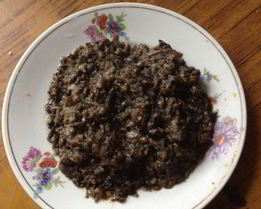 Икра из свежих лесных грибов