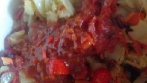 икра кабачковая с томатной пастой и чесноком