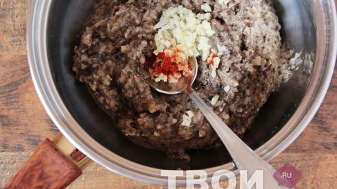 икра с опятами