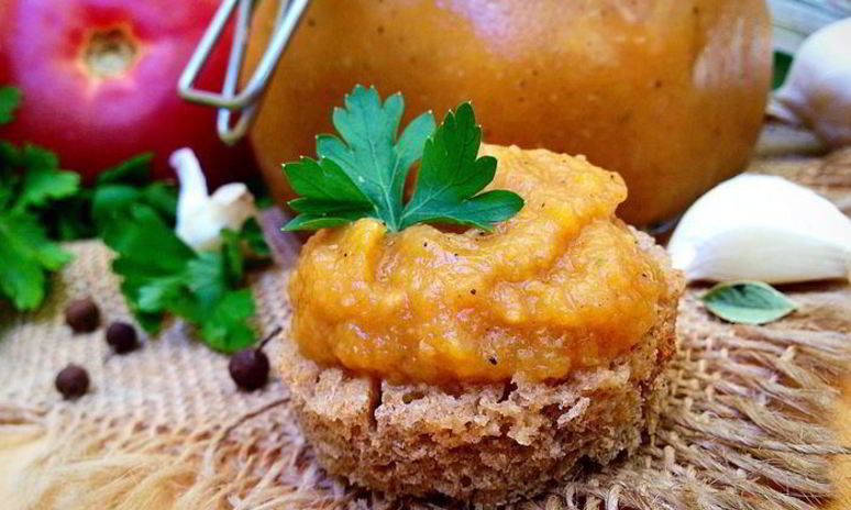 Рецепт кабачковой икры, запеченной в рукаве