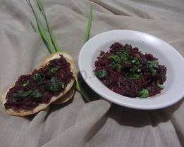 Свекольная икра с имбирем
