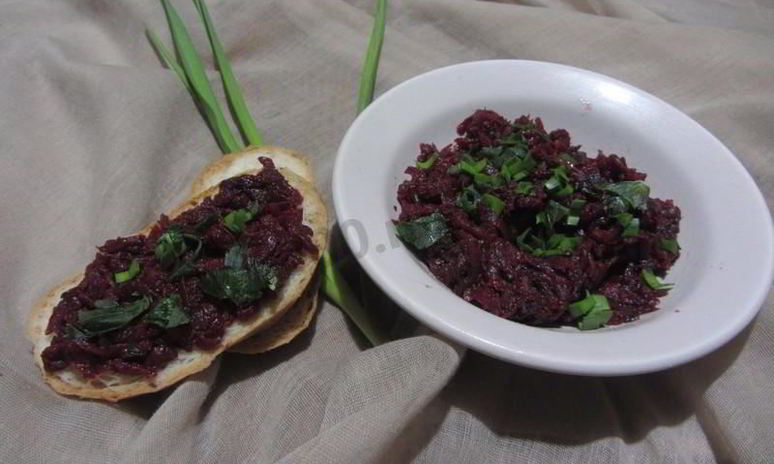 Рецепт свекольной икры с имбирем