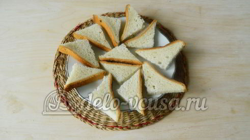 канапе кораблики с огурцом