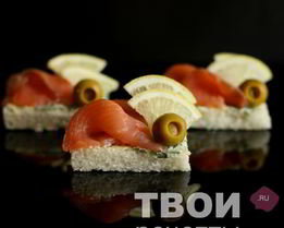 Канапе с семгой