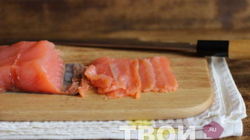 канапе с семгой