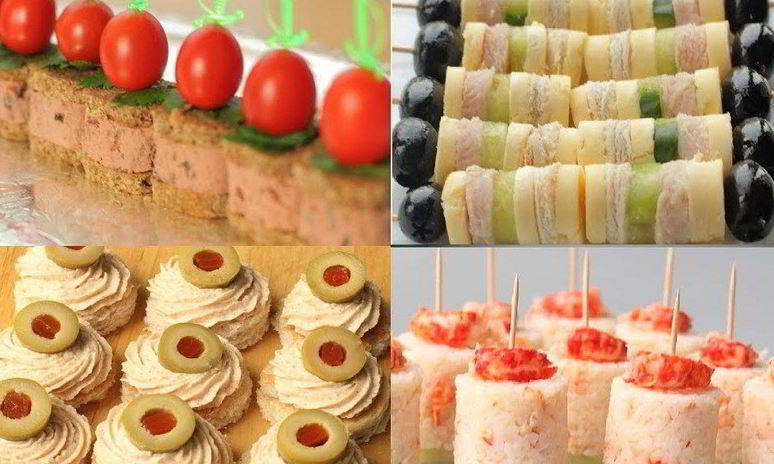Рецепт простых канапе