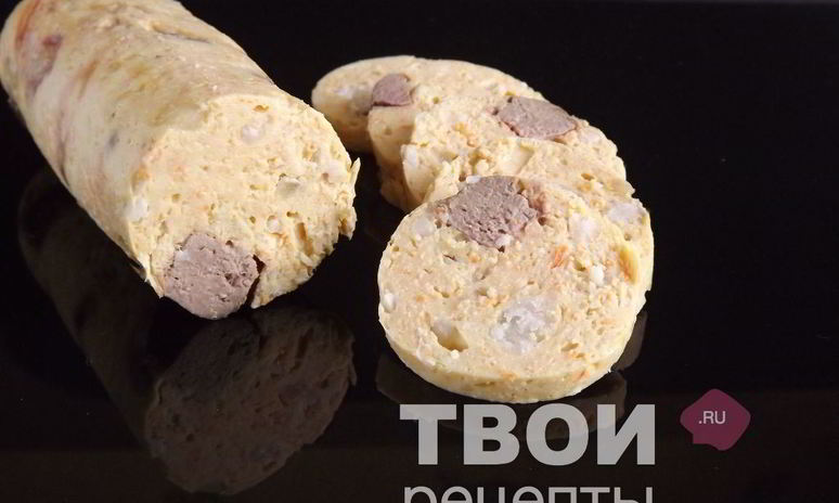 Рецепт колбасы куриной домашней с печенью