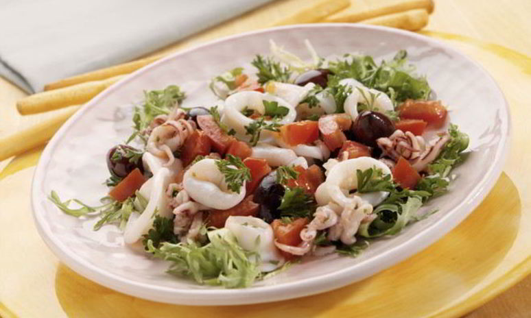 Рецепт маринованных кальмаров