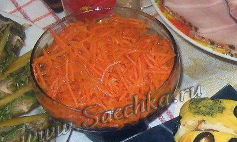 Рецепт моркови по-корейски на зиму