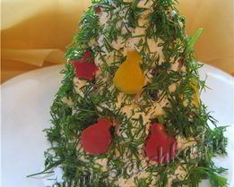 Новогодняя закуска Елочка