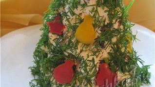 Новогодняя закуска Елочка