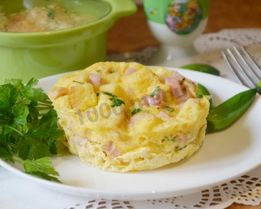 Быстрый омлет в микроволновке