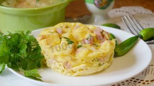 Быстрый омлет в микроволновке